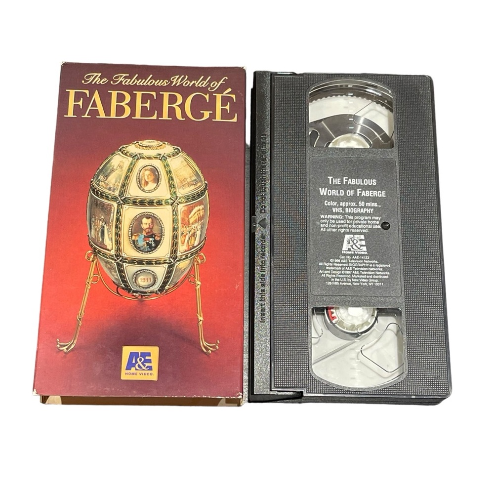 The Fabulous‎ World of Faberge ~ A&E Home Video VHS Biography EUC